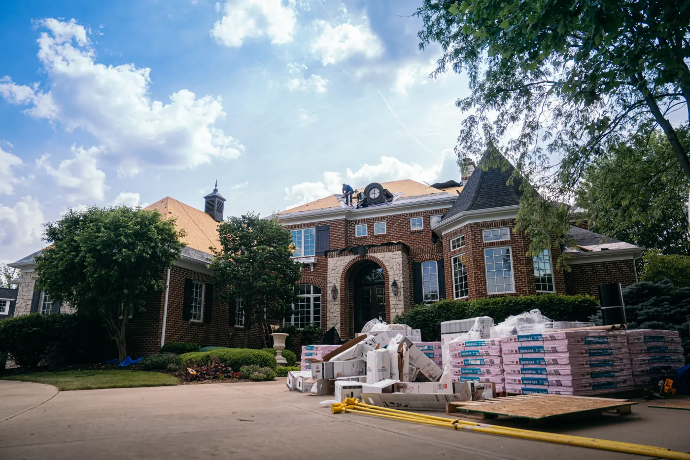 Roof inspection documented on a Cheswick Place home